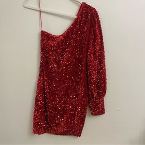 Gianni Bini Red Sequin Dress